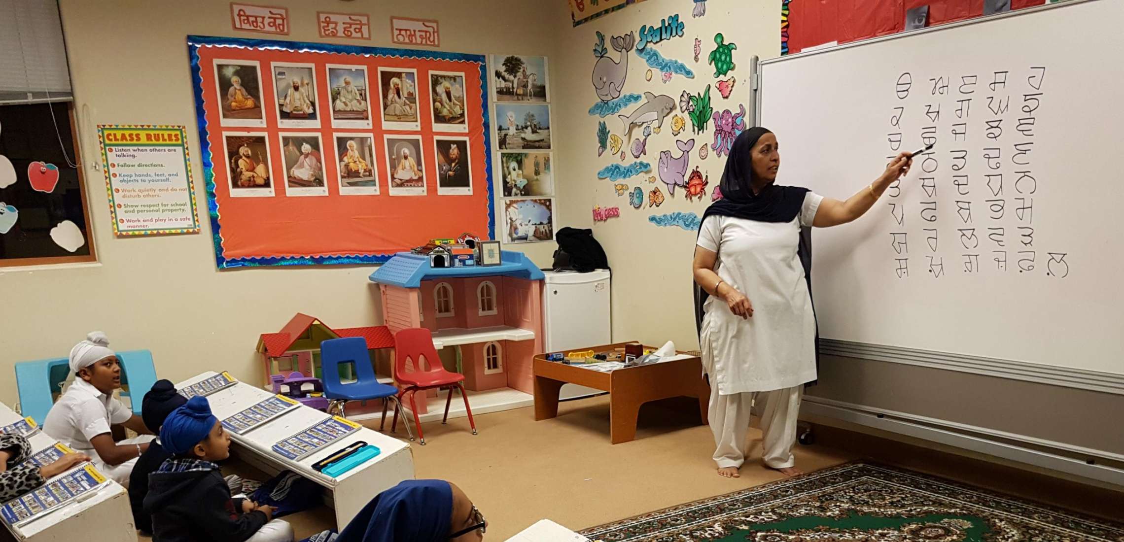 Punjabi Classes Begin Gurmat Center